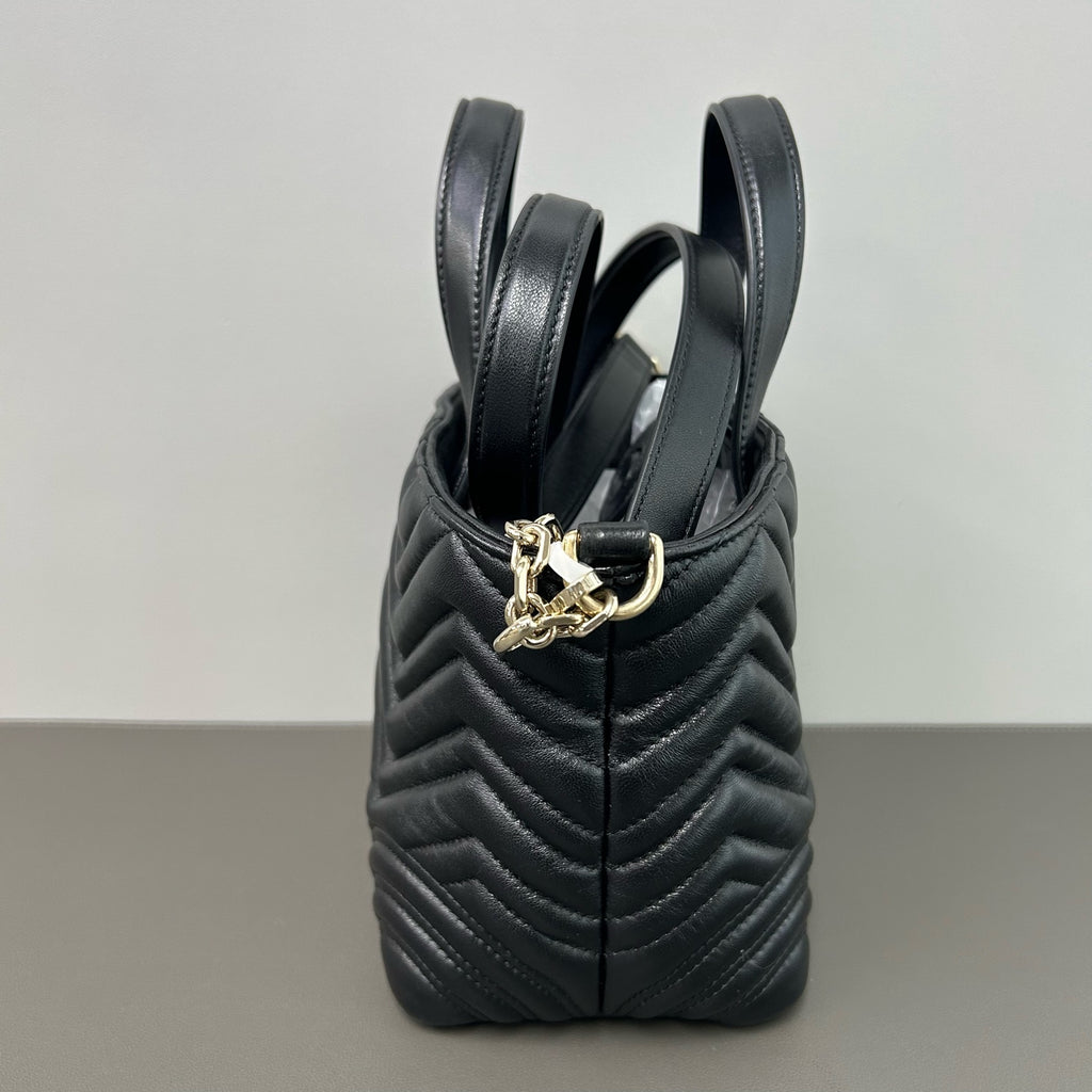 Gucci Gucci Betty Mini Tote Bag Leather Gold Tote 847386AAFA11000