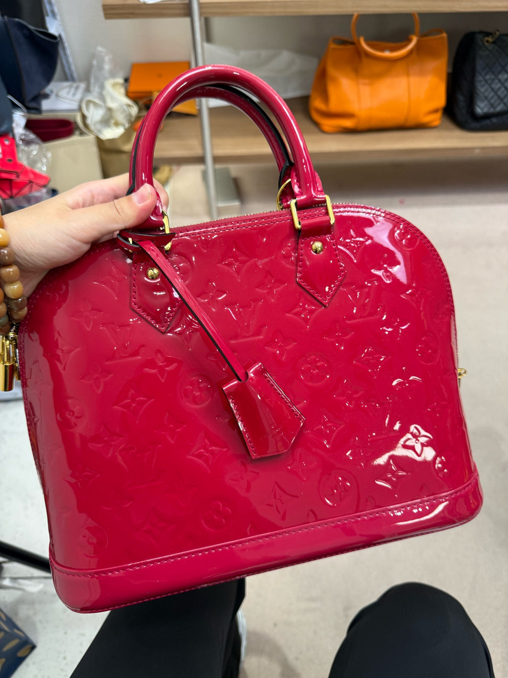 Louis Vuitton Red Satchel
