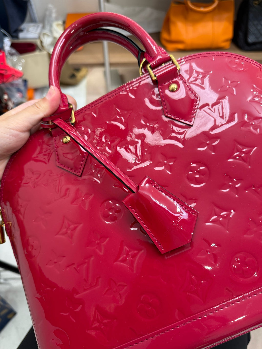 Louis Vuitton Red Satchel