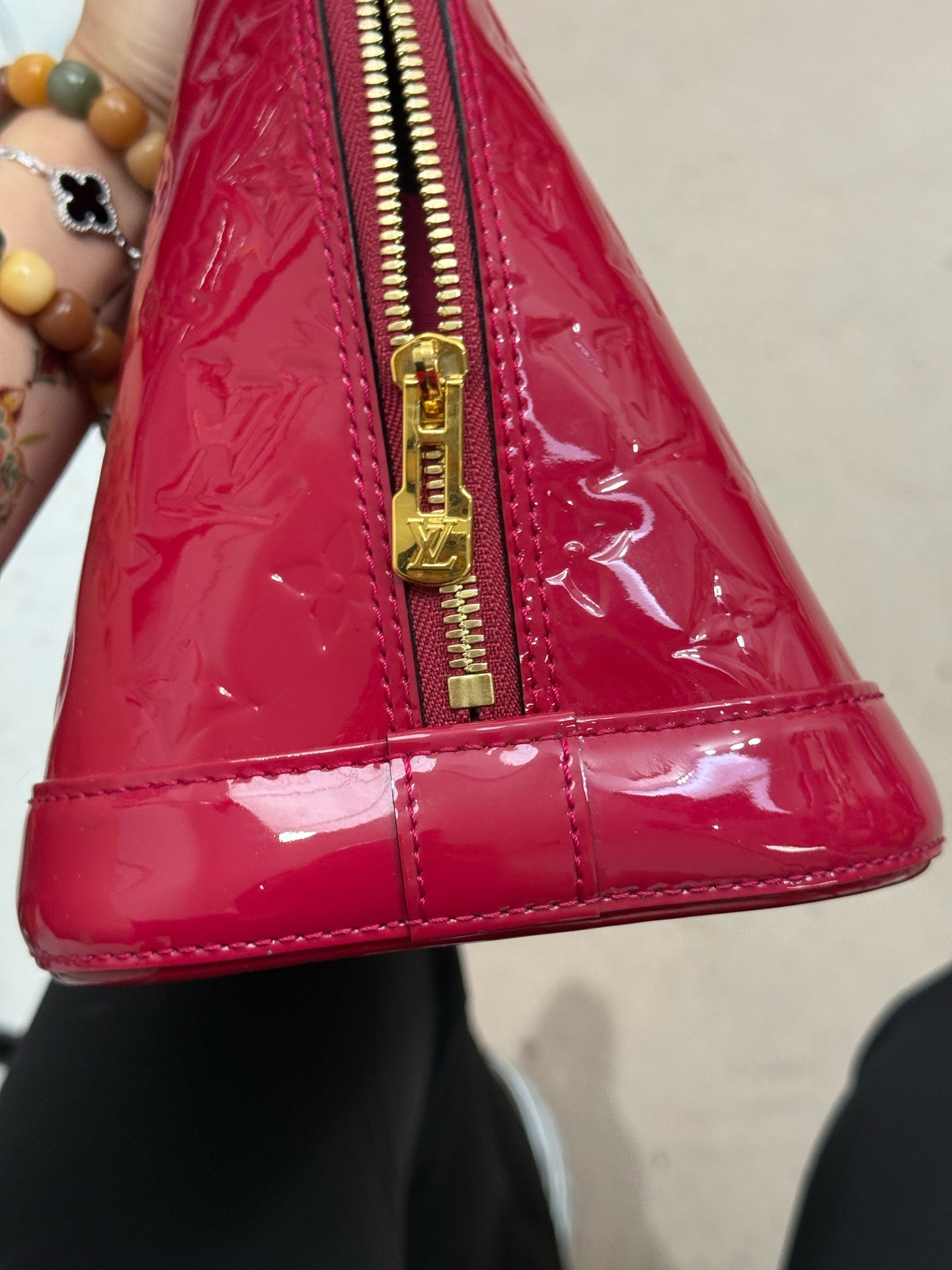 Louis Vuitton Red Satchel