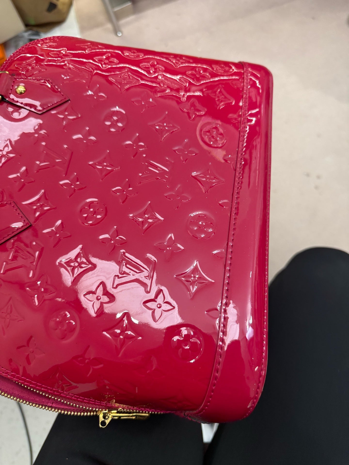 Louis Vuitton Red Satchel