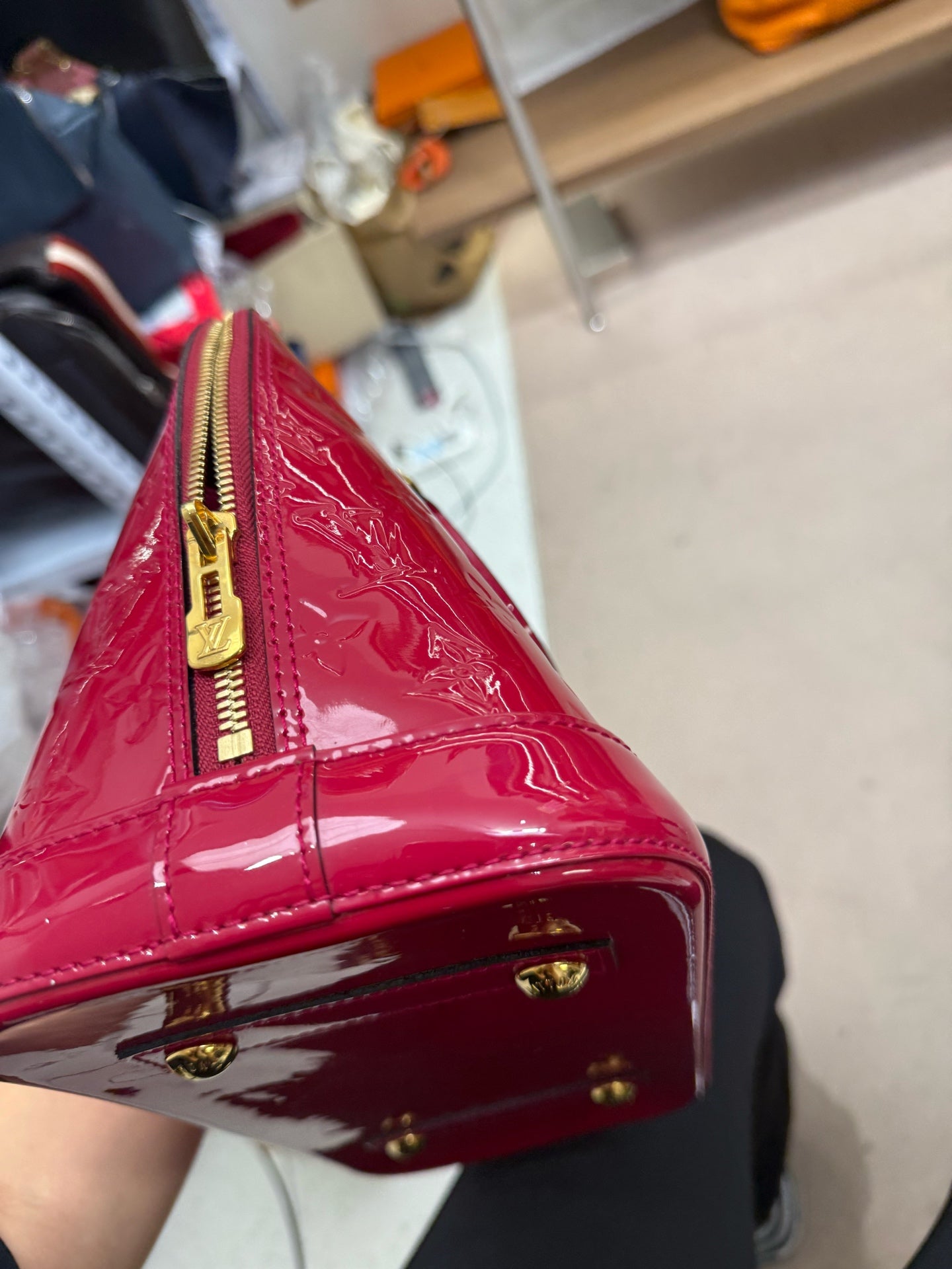 Louis Vuitton Red Satchel
