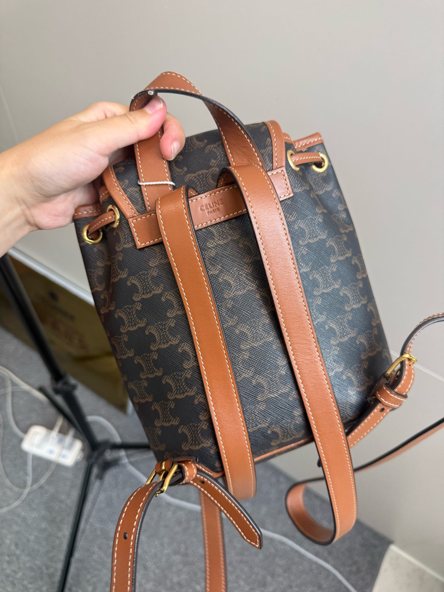 Celine Brown Backpack
