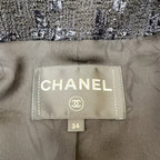 Chanel Tweed Black Coat