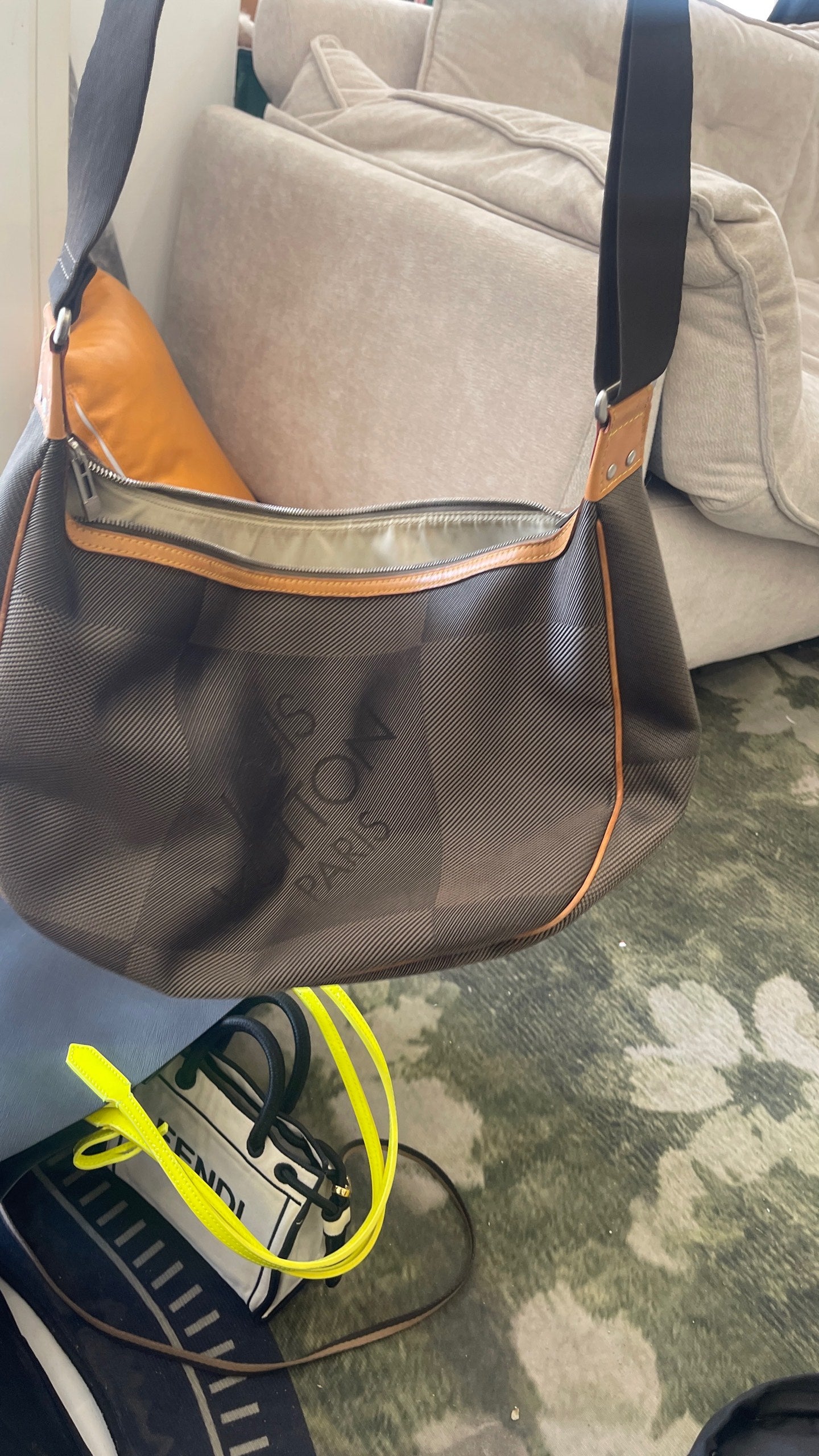 Louis Vuitton Canvas Messenger Bag