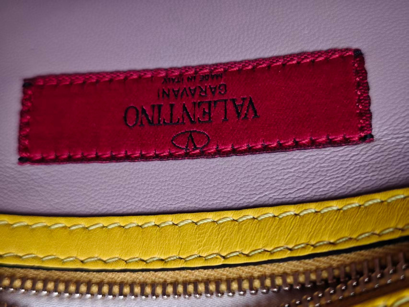 Valentino Yellow Clutch