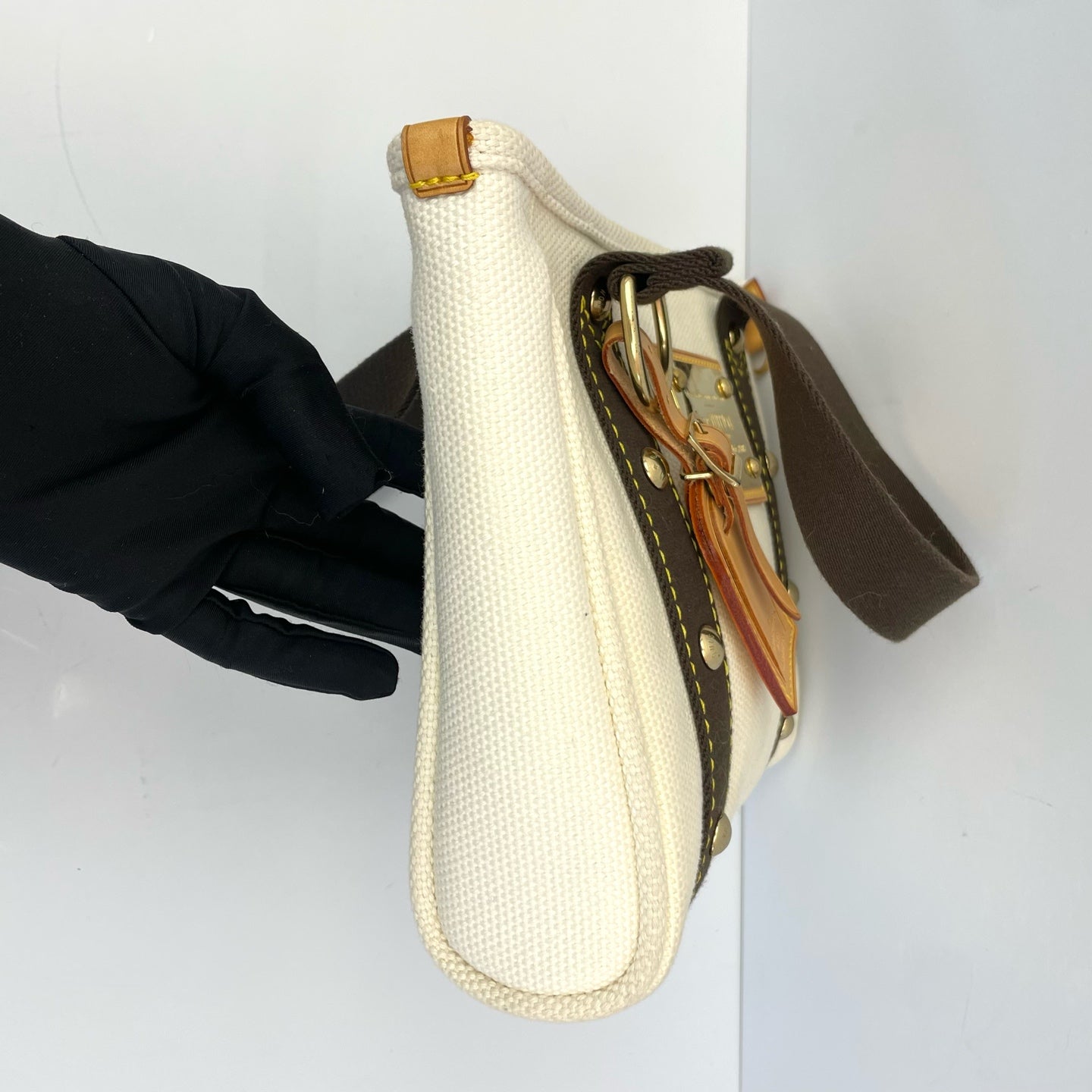 Louis Vuitton Canvas Gold Tote