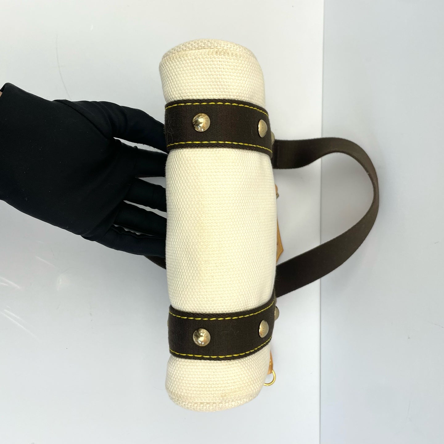 Louis Vuitton Canvas Gold Tote