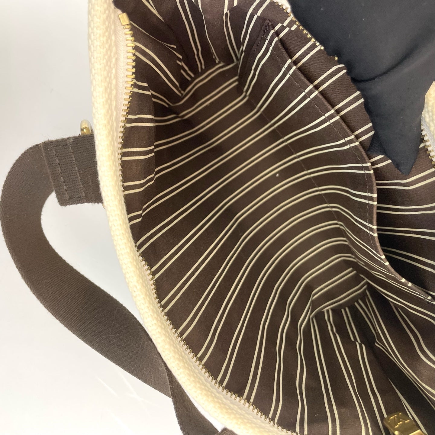 Louis Vuitton Canvas Gold Tote