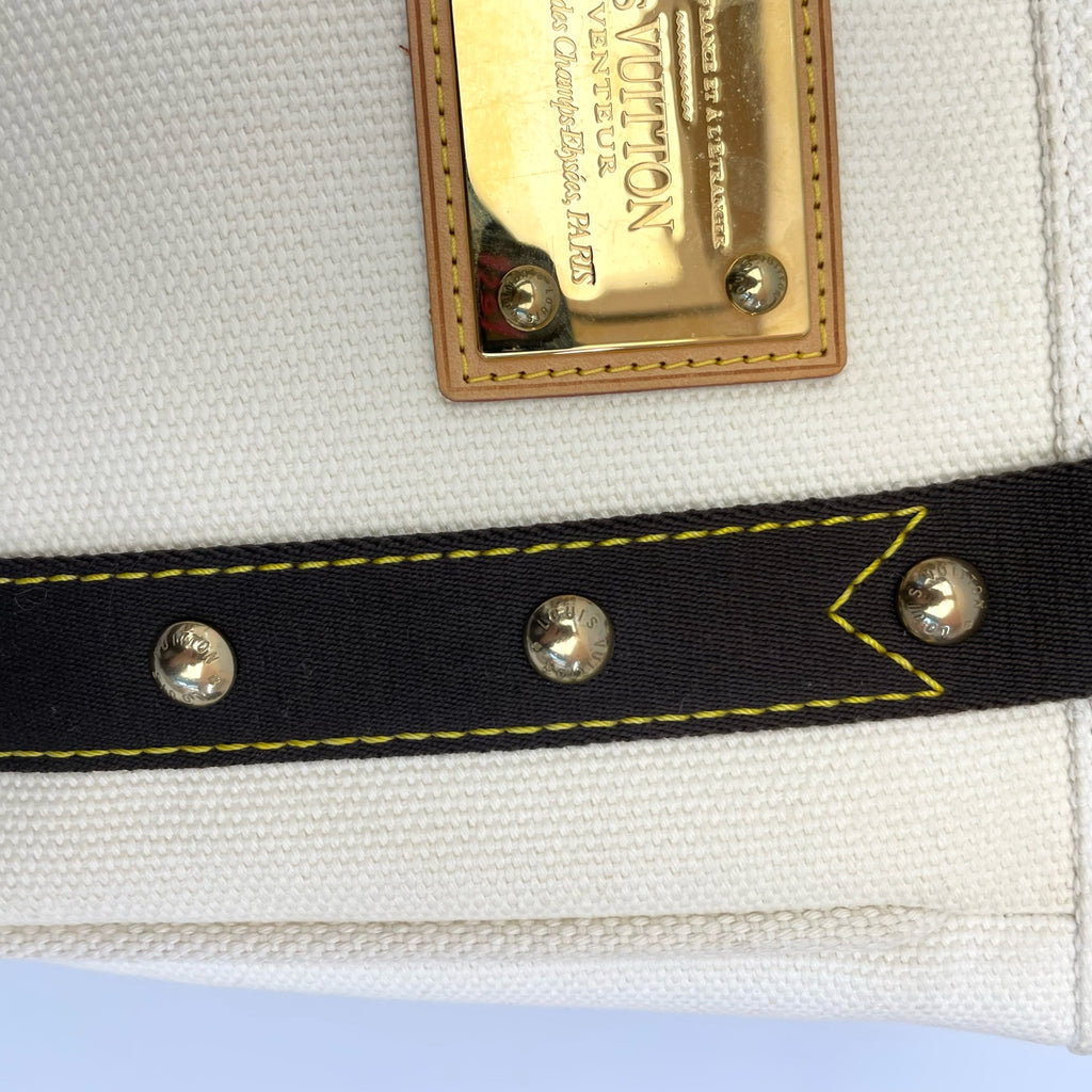 Louis Vuitton Canvas Gold Tote