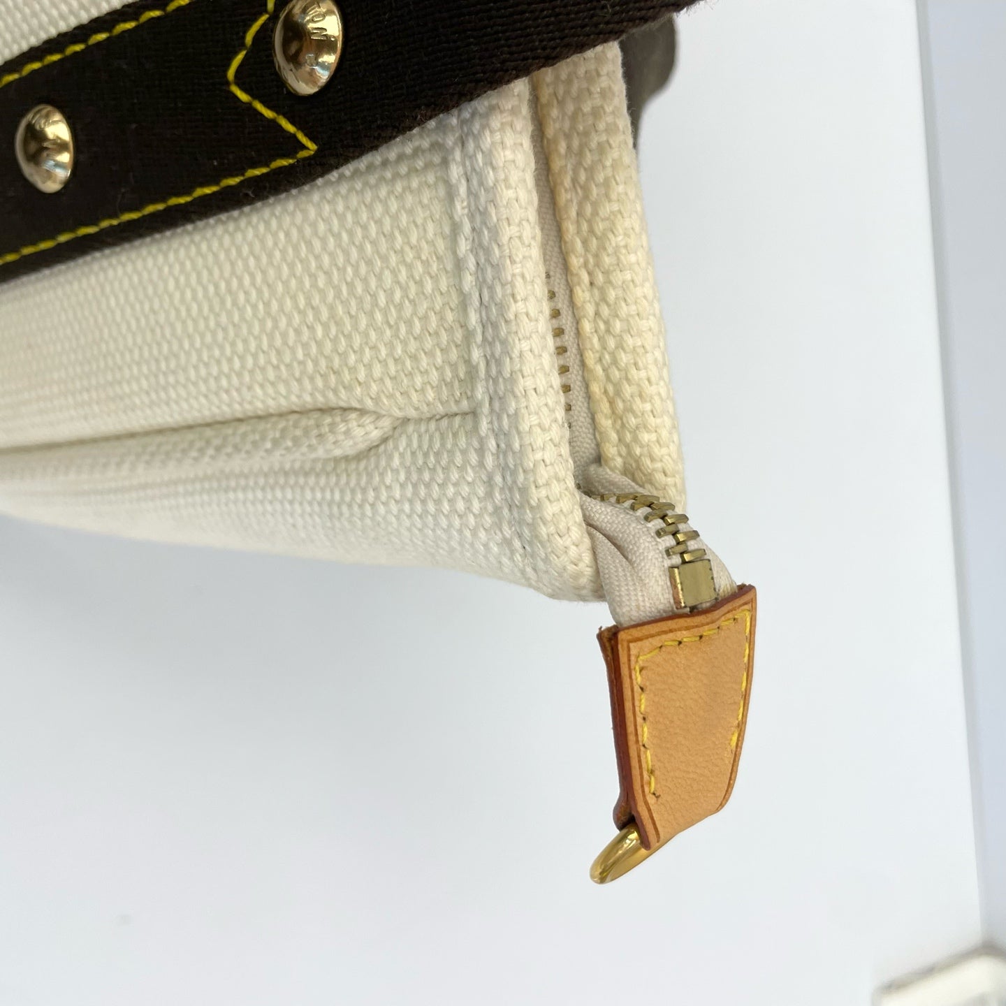 Louis Vuitton Canvas Gold Tote