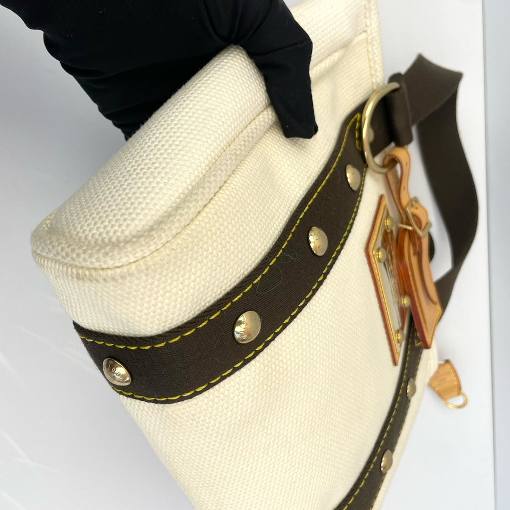 Louis Vuitton Canvas Gold Tote