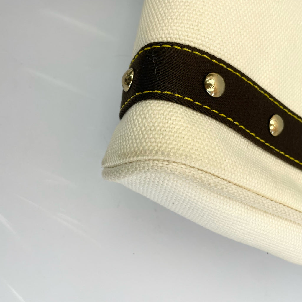 Louis Vuitton Canvas Gold Tote