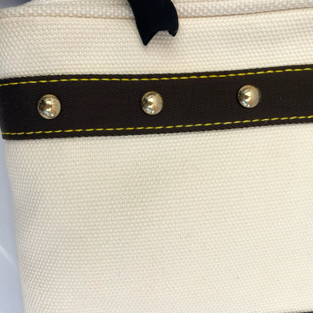 Louis Vuitton Canvas Gold Tote