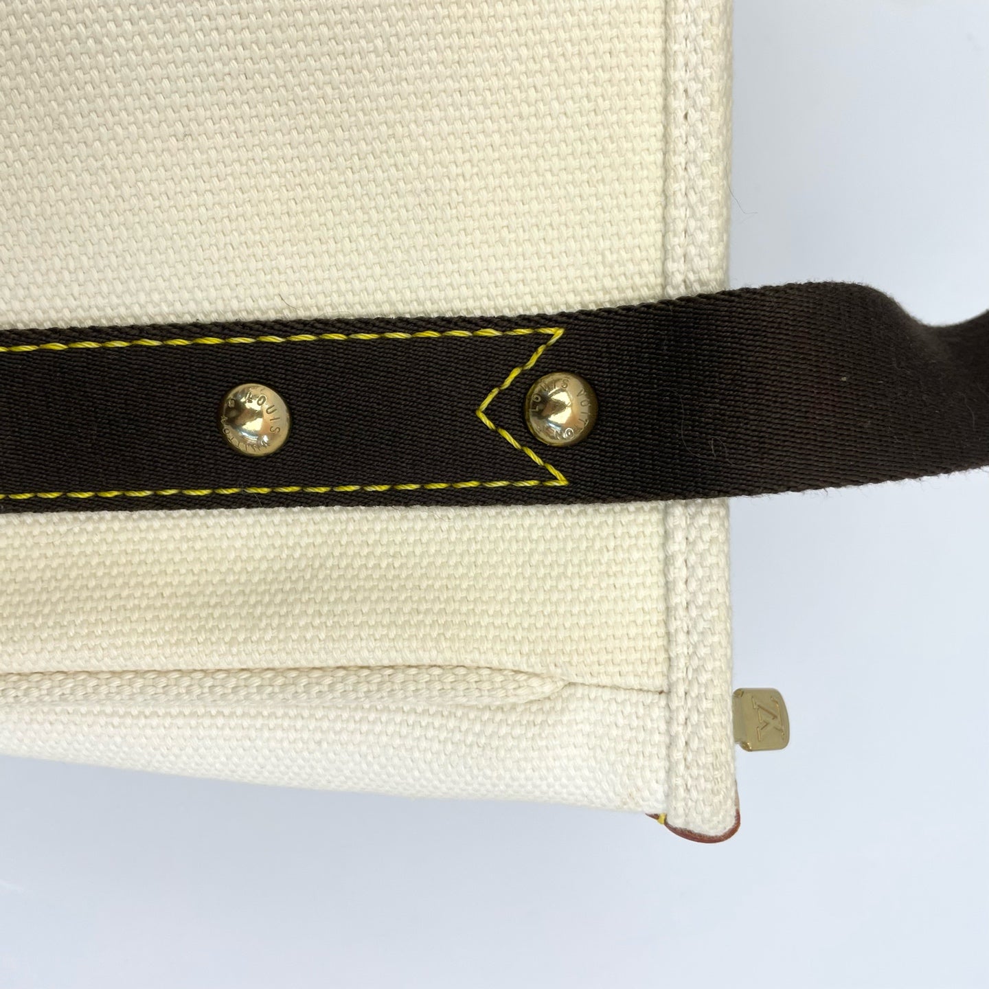 Louis Vuitton Canvas Gold Tote