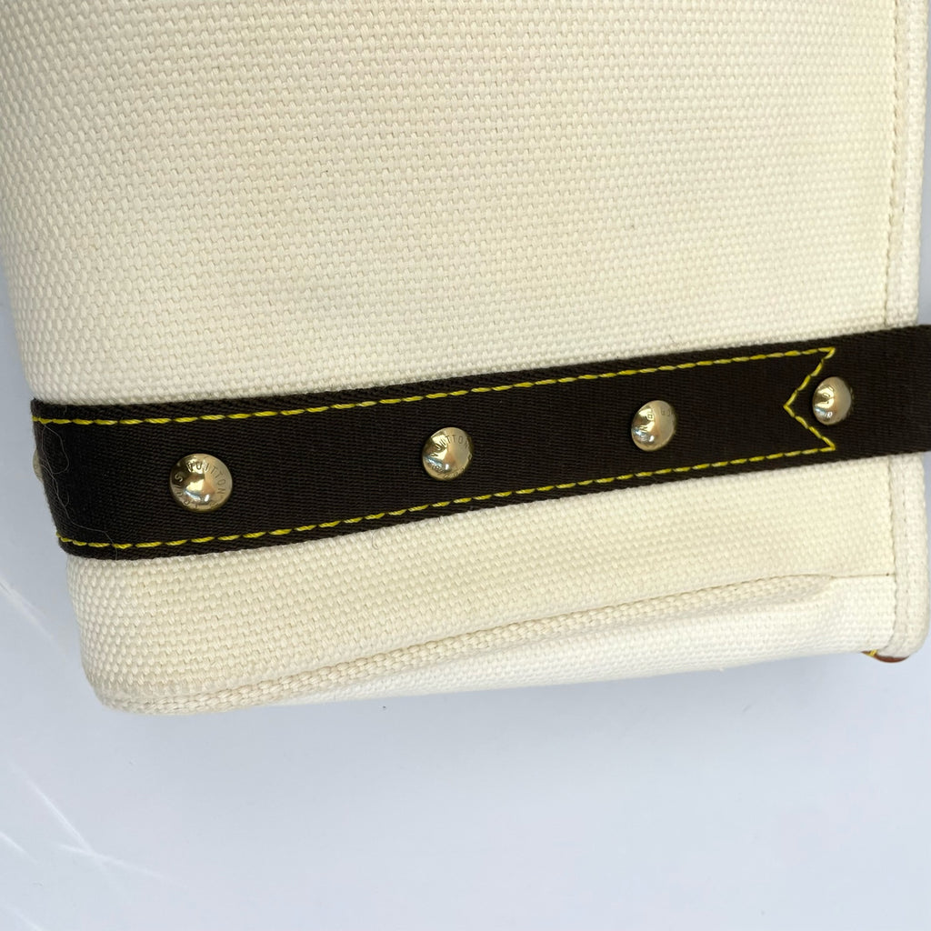 Louis Vuitton Canvas Gold Tote