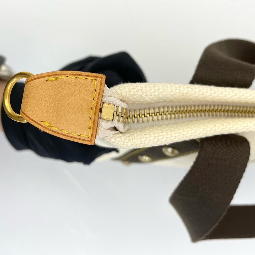 Louis Vuitton Canvas Gold Tote