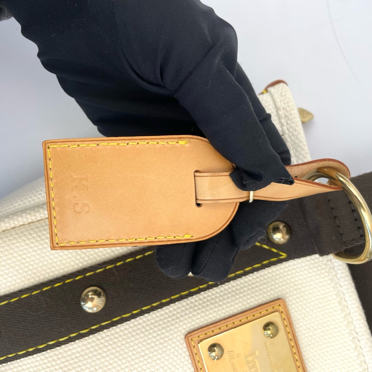 Louis Vuitton Canvas Gold Tote