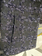 Chanel Tweed Black Coat