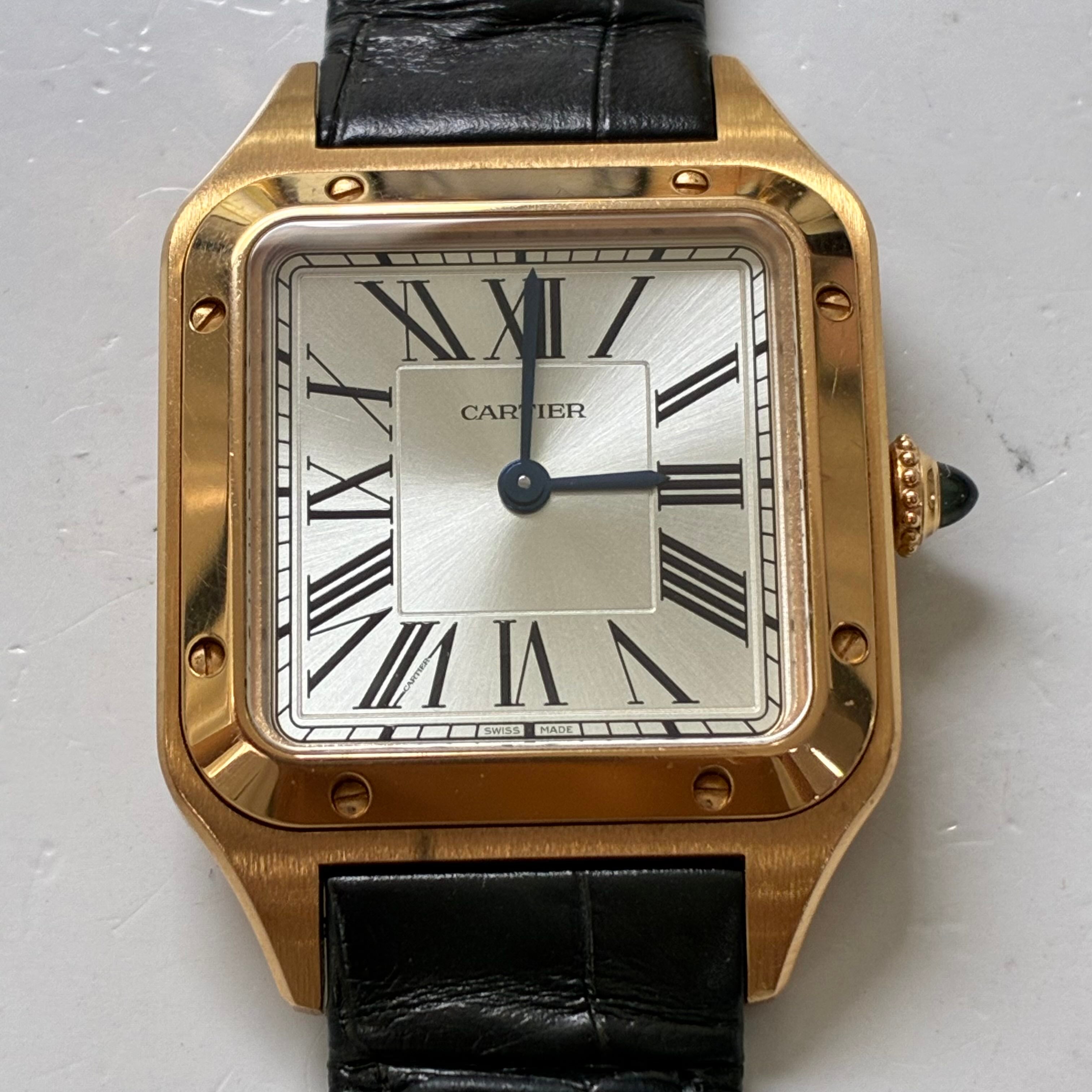 Cartier Santos-Dumont watch 38x27.5mm WGSA0022