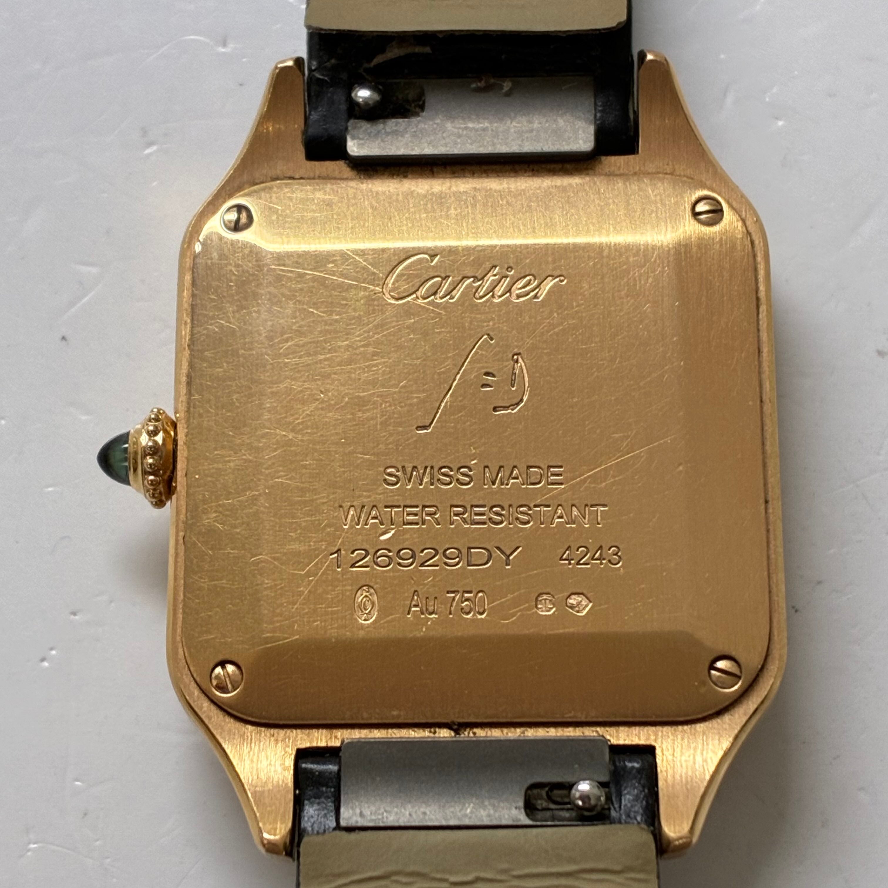 Cartier Santos-Dumont watch 38x27.5mm WGSA0022
