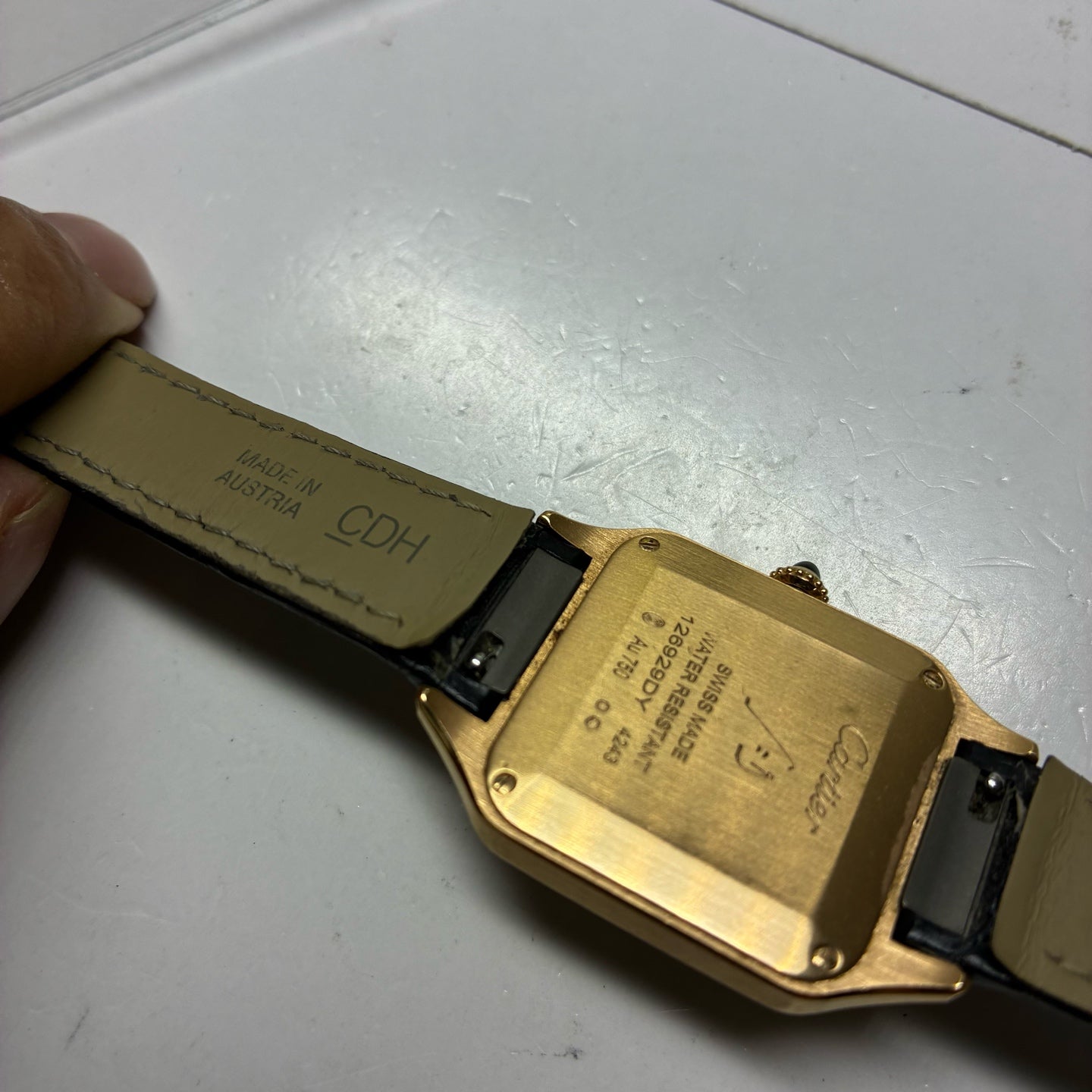 Cartier Santos-Dumont watch 38x27.5mm WGSA0022