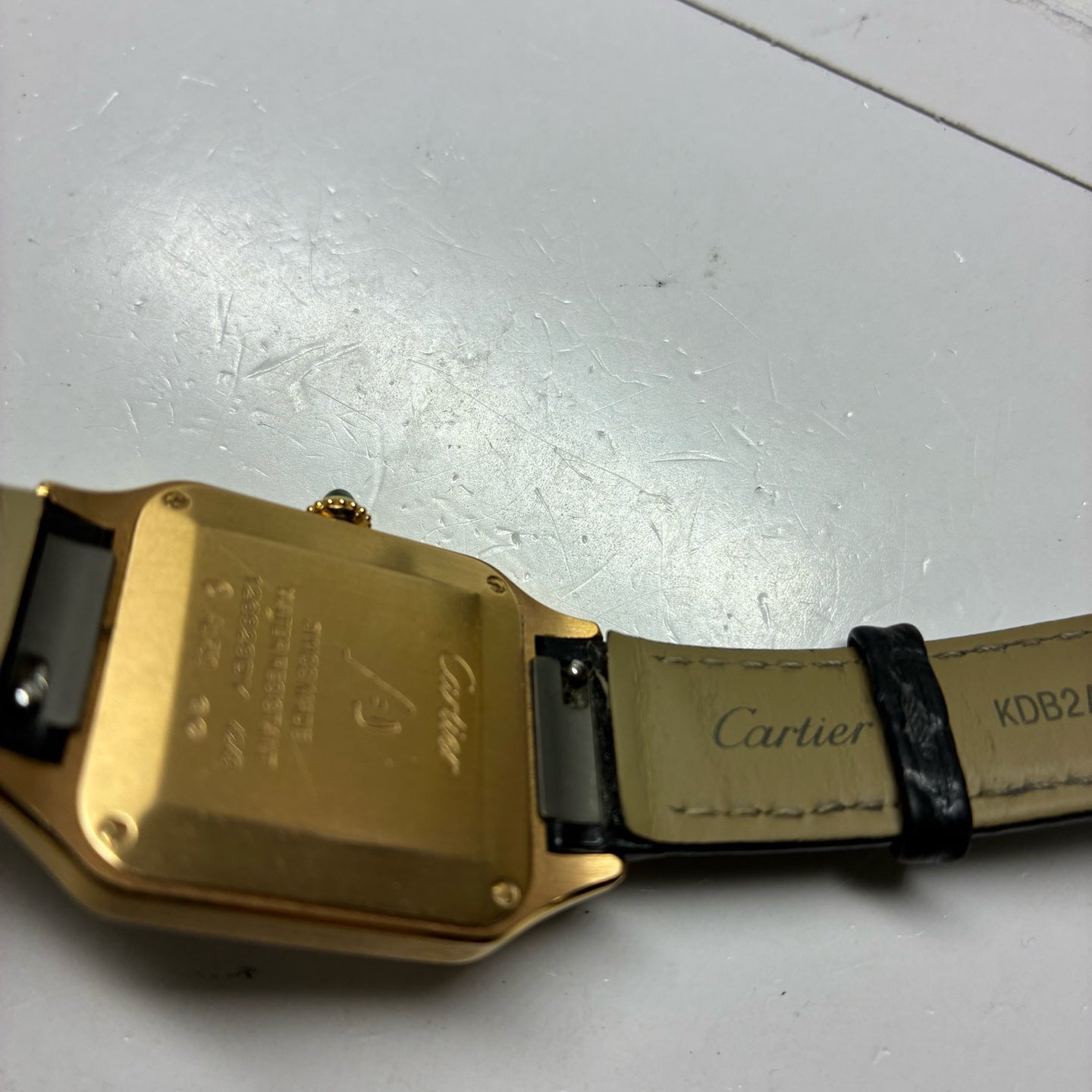 Cartier Santos-Dumont watch 38x27.5mm WGSA0022