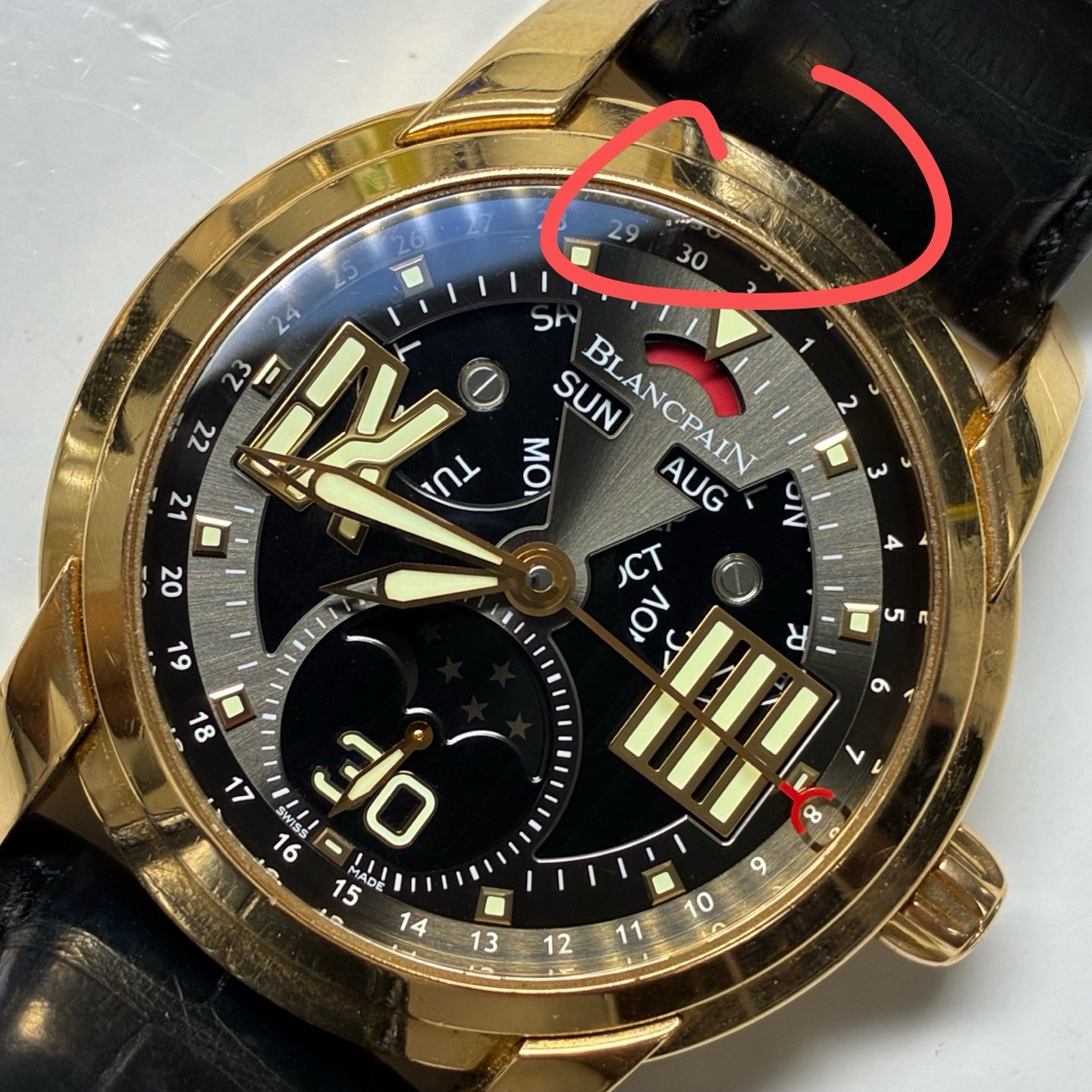 Blancpain Pioneer 43.5 millimeters 8866-3630-53B