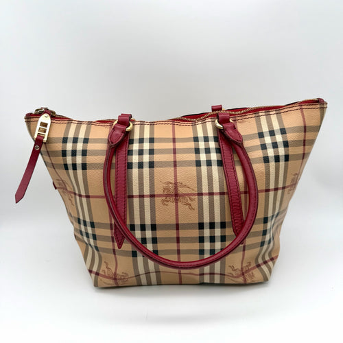Burberry Canvas Red Shoulder Bag