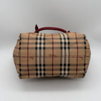 Burberry Canvas Red Shoulder Bag