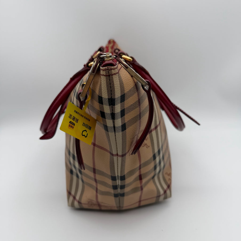 Burberry Canvas Red Shoulder Bag
