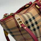 Burberry Canvas Red Shoulder Bag