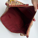 Burberry Canvas Red Shoulder Bag