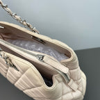 Chanel Leather Silver