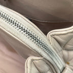 Chanel Leather Silver
