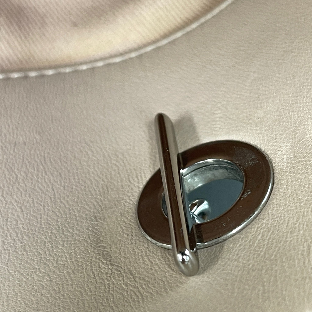 Chanel Leather Silver