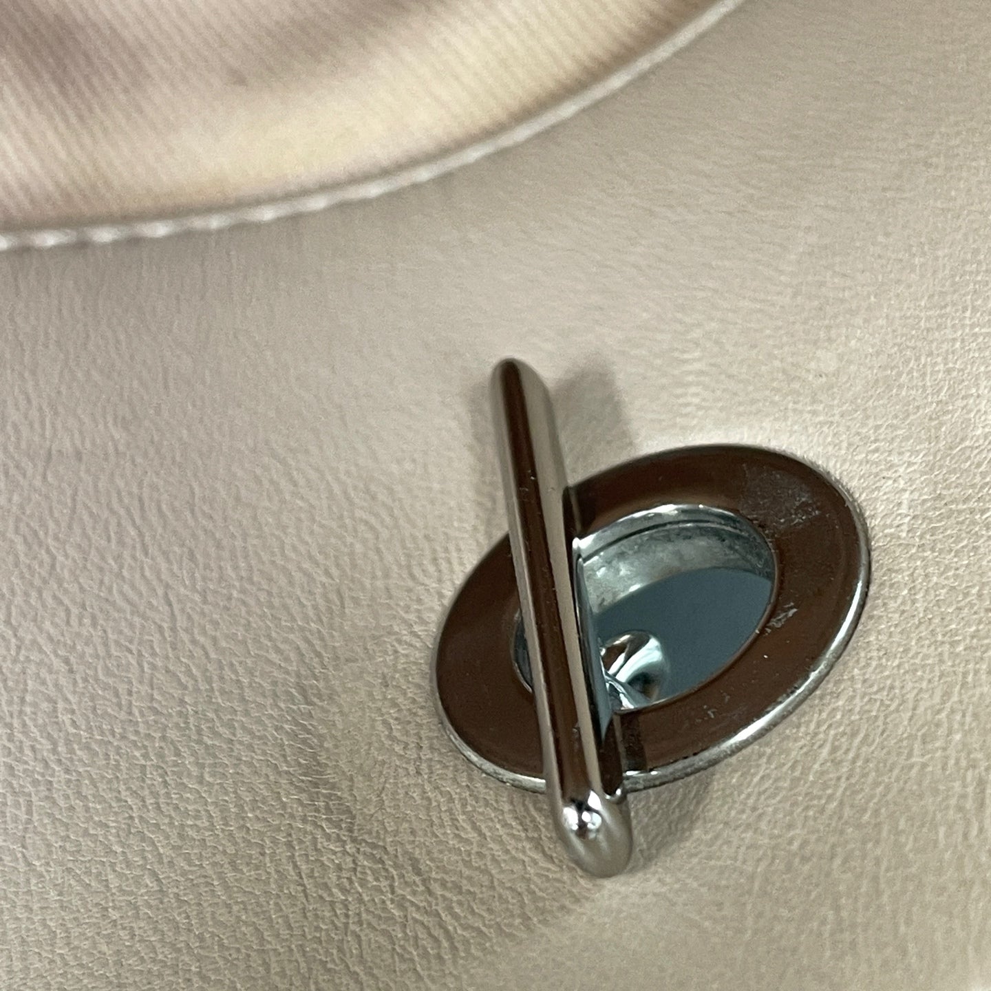 Chanel Leather Silver