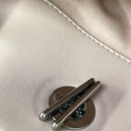 Chanel Leather Silver