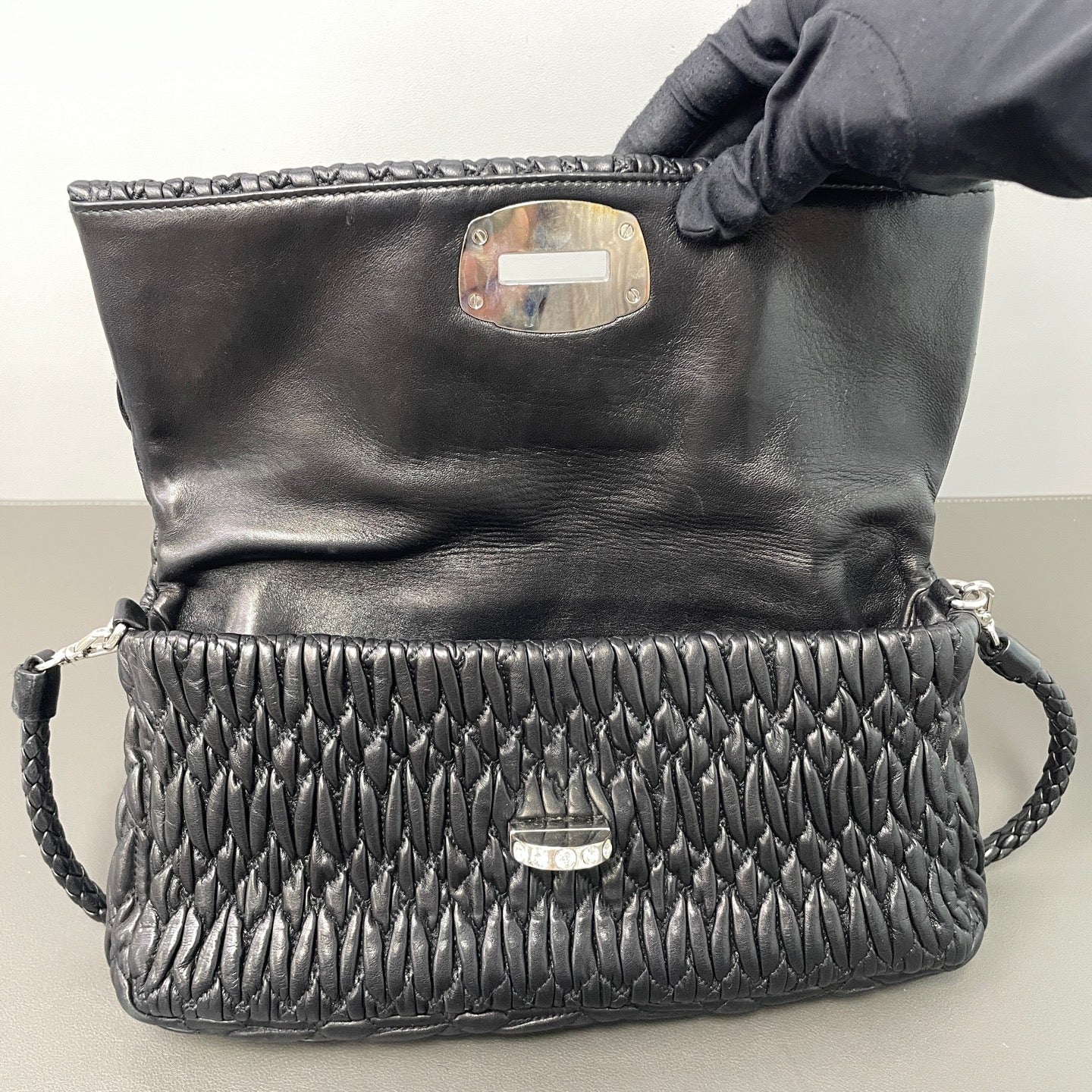 Miu Miu Leather Shoulder Bag