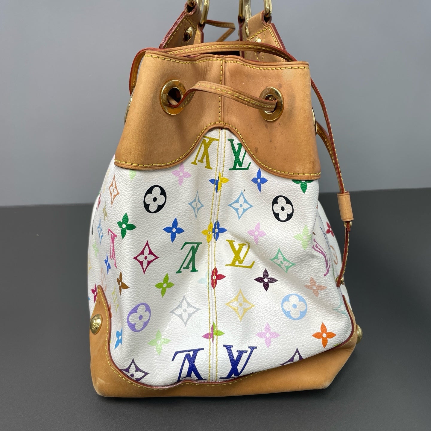 Louis Vuitton Canvas White Satchel