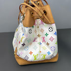 Louis Vuitton Canvas White Satchel