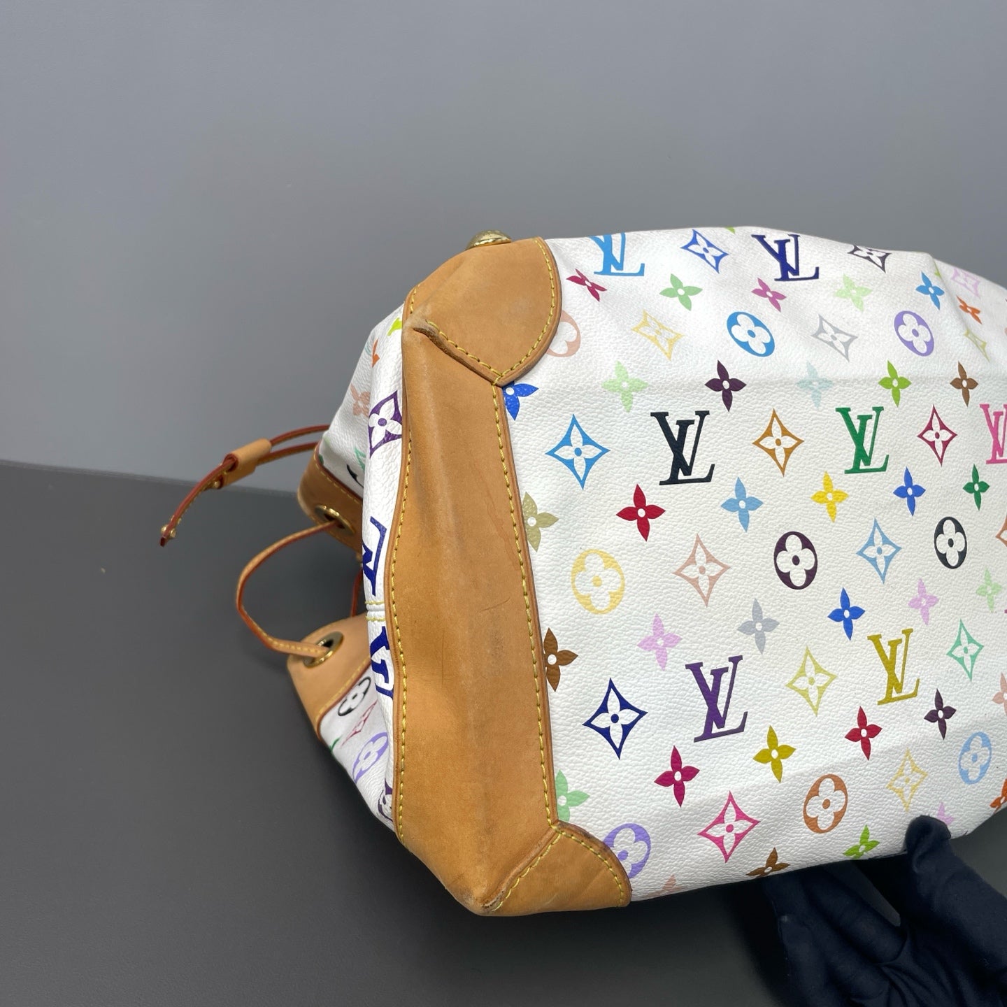 Louis Vuitton Canvas White Satchel