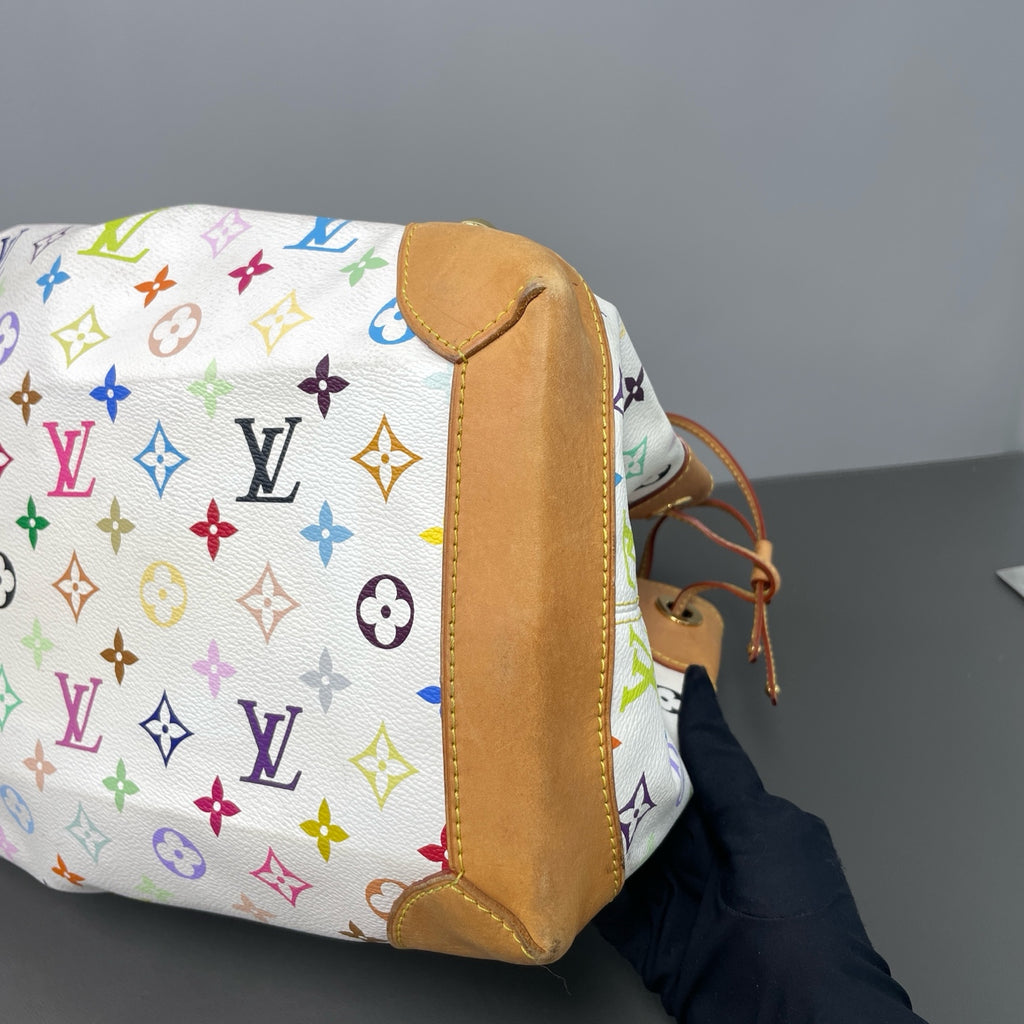 Louis Vuitton Canvas White Satchel