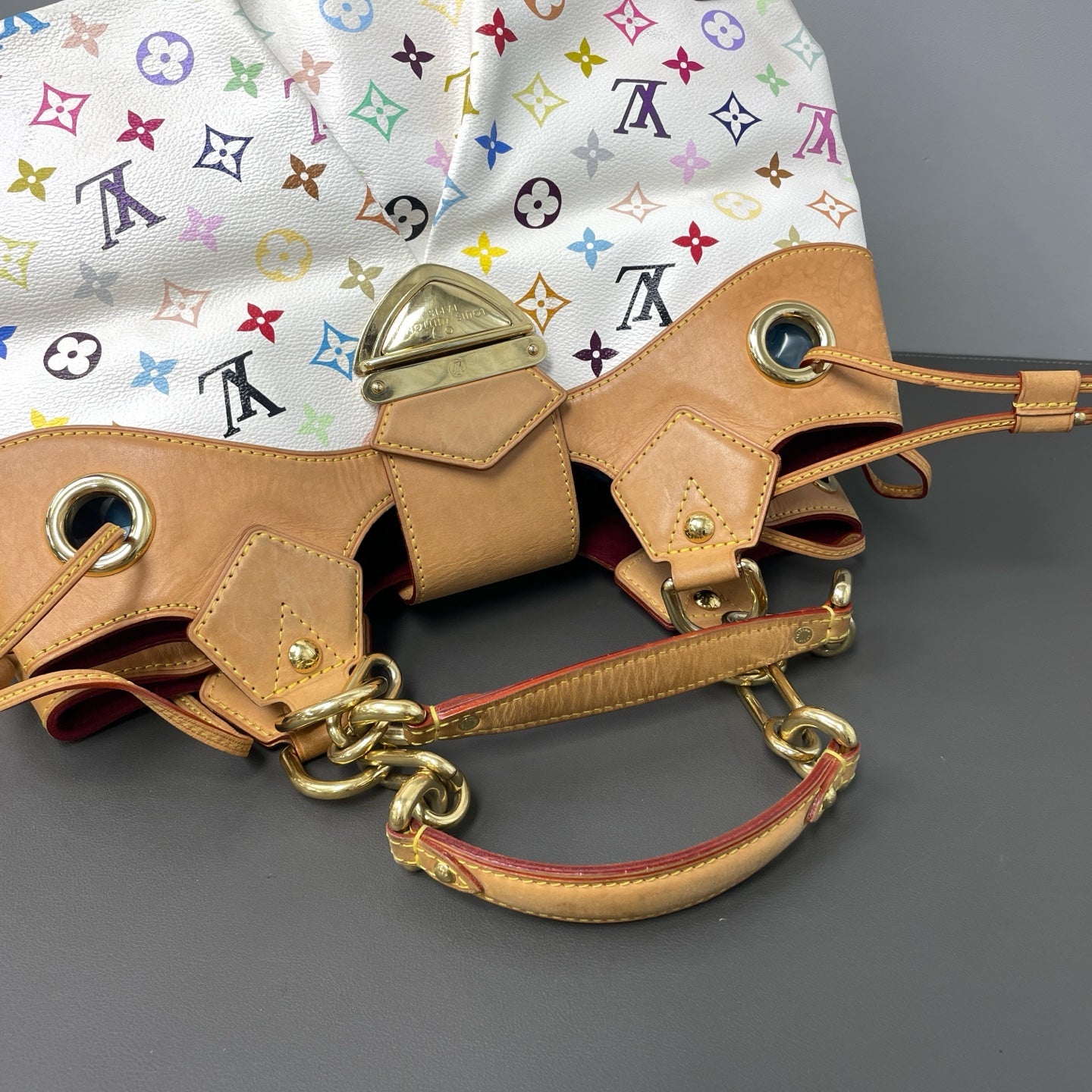 Louis Vuitton Canvas White Satchel