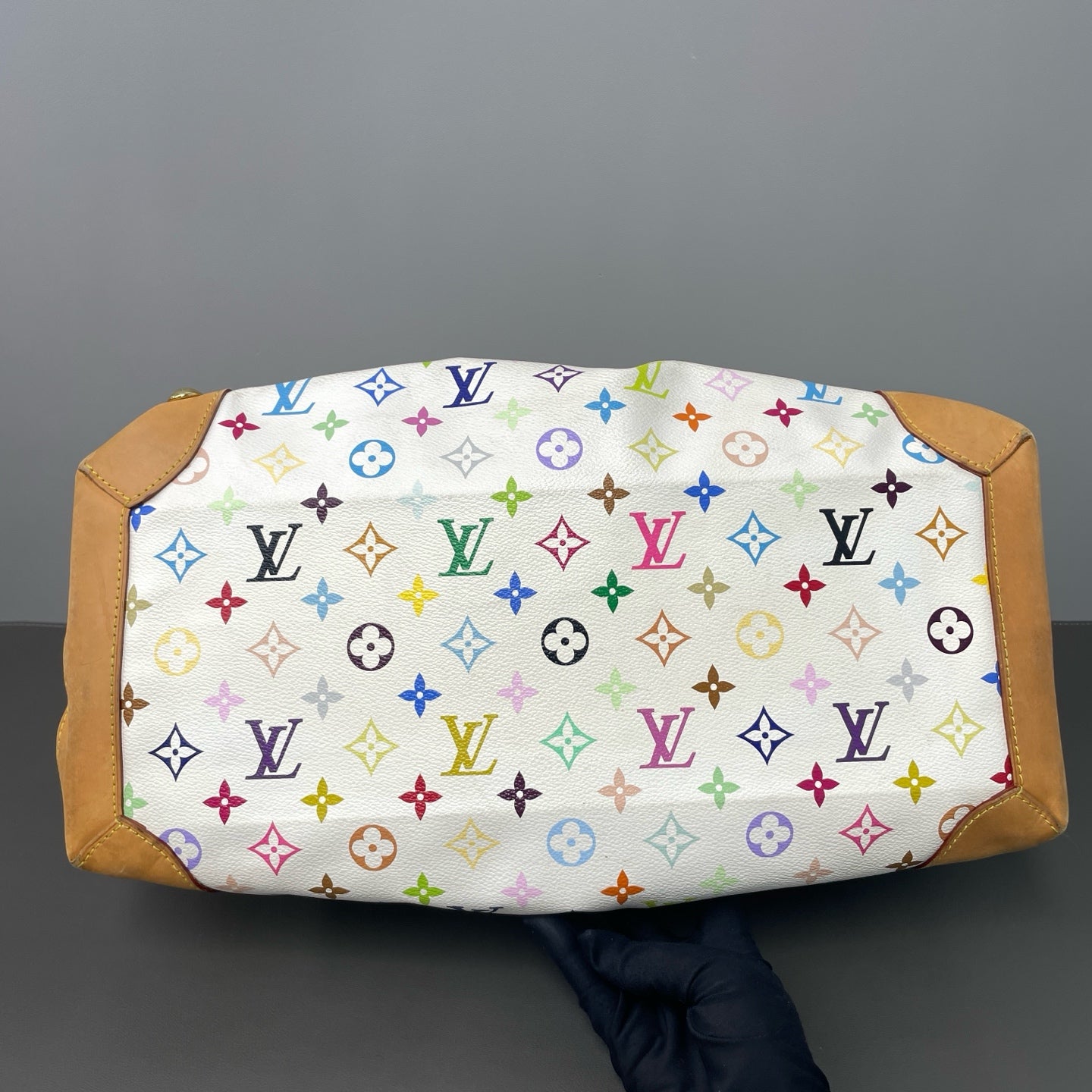 Louis Vuitton Canvas White Satchel