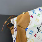 Louis Vuitton Canvas White Satchel