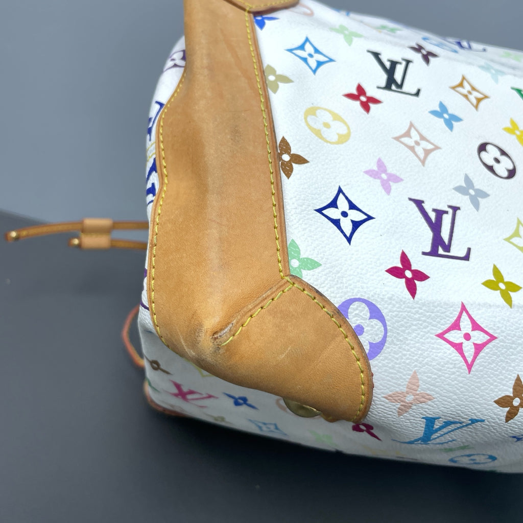 Louis Vuitton Canvas White Satchel