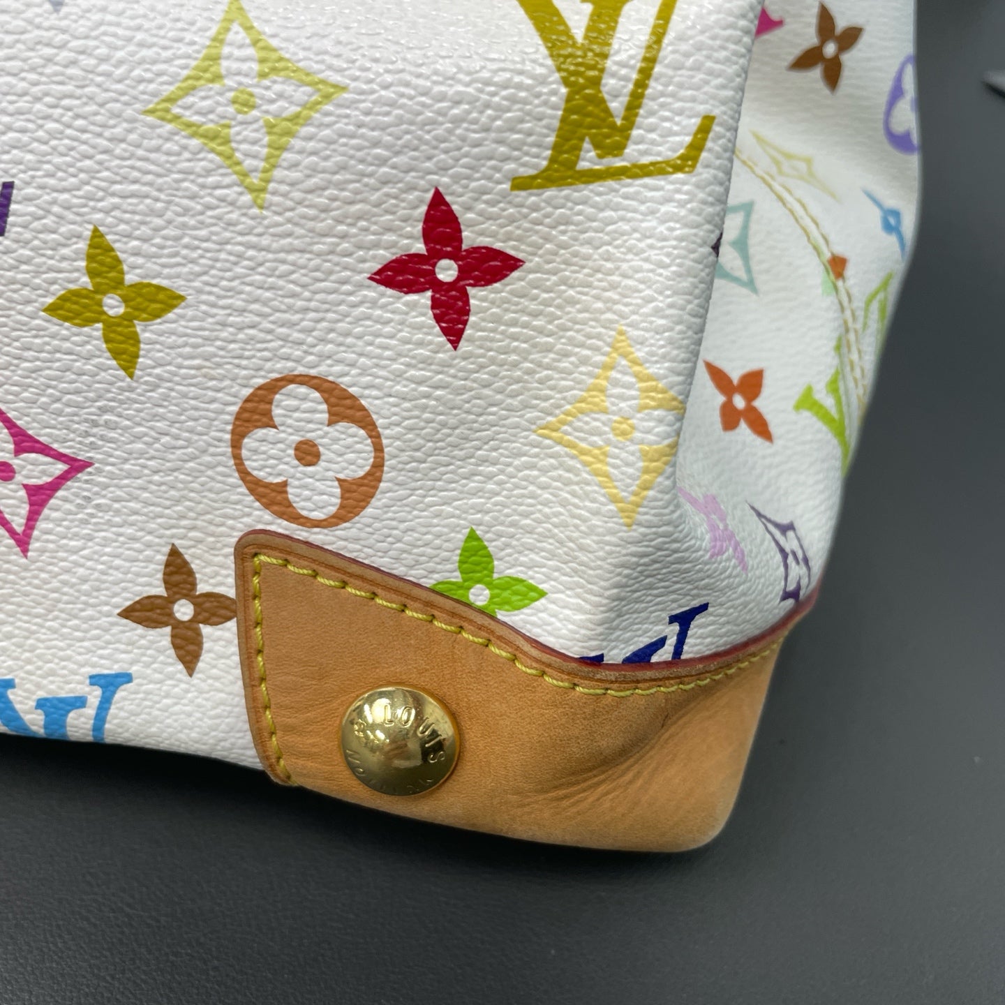 Louis Vuitton Canvas White Satchel