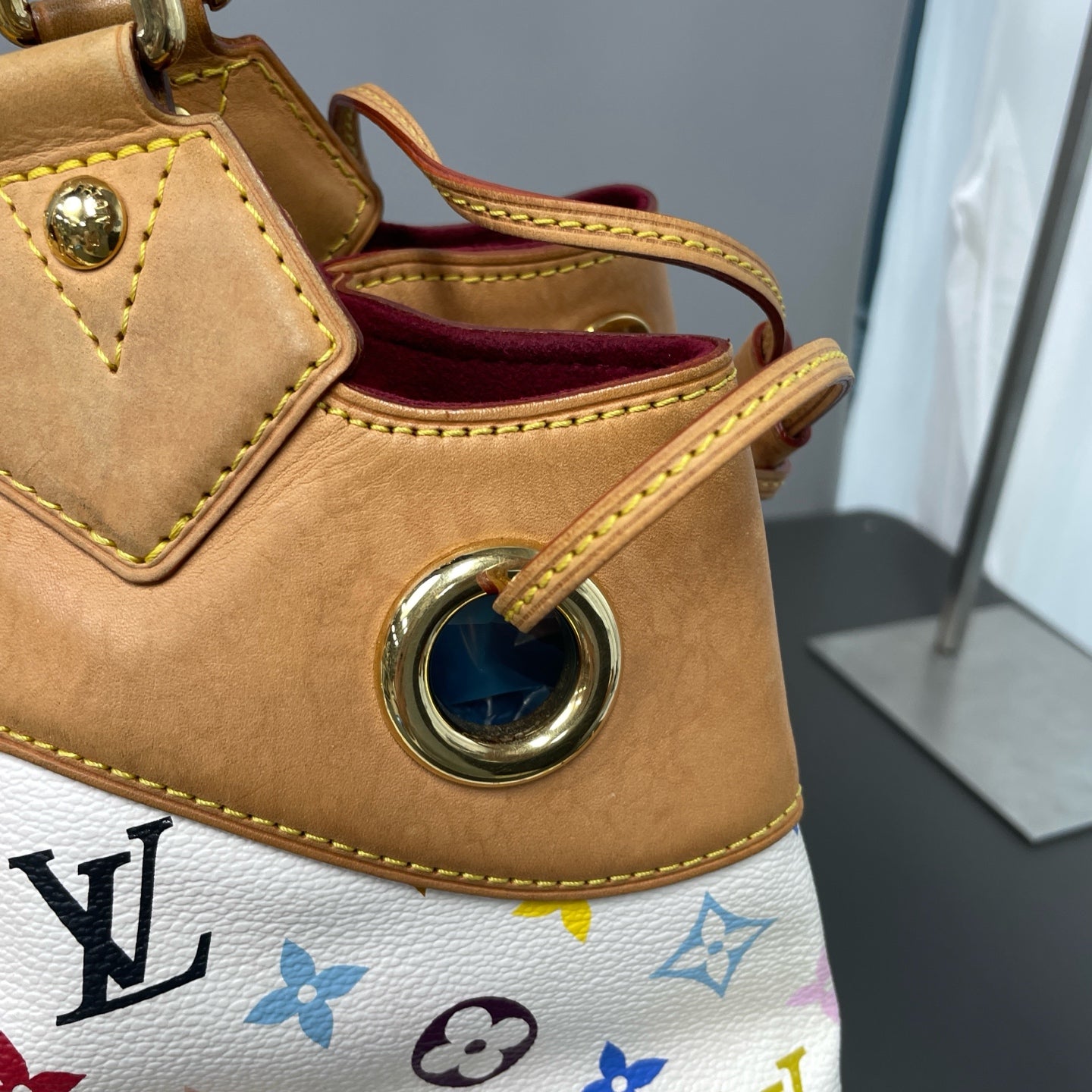 Louis Vuitton Canvas White Satchel