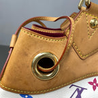 Louis Vuitton Canvas White Satchel